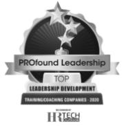 Award Badge Topo Leadership Develoment Training Coaching- Black and White version
